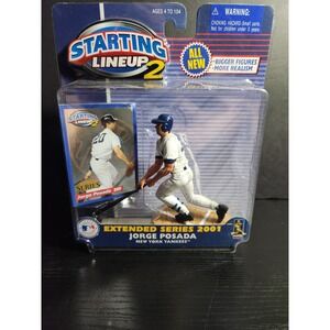 Starting Lineup 2 Extended Series 2001 Jorge Posada New York Yankees Figure